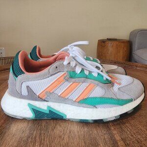 Adidas Tresc Run J Sneakers Shoes White Bliss Coral EF7650 Men's 6 / Women’s 7.5